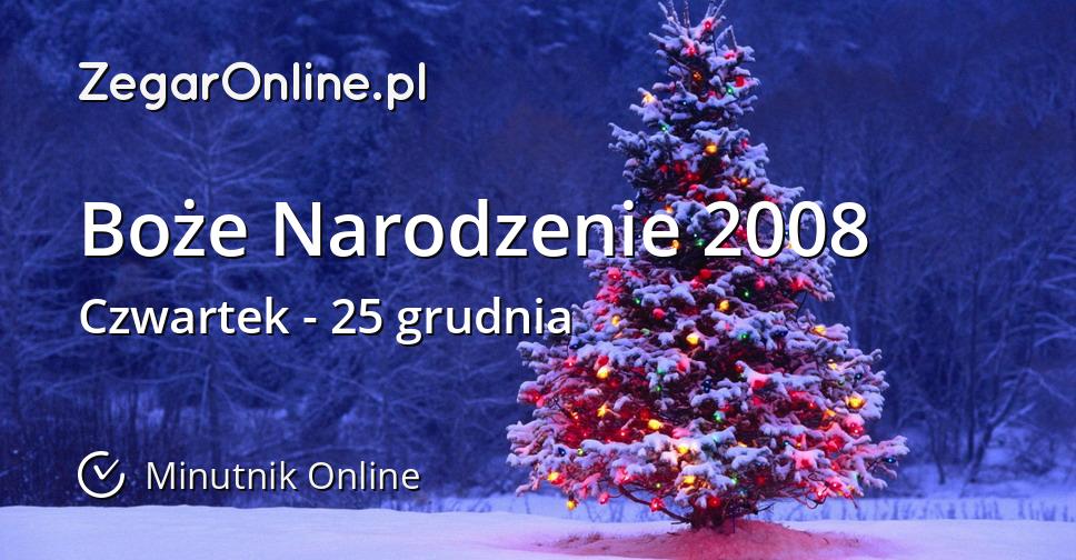 Boże Narodzenie 2008