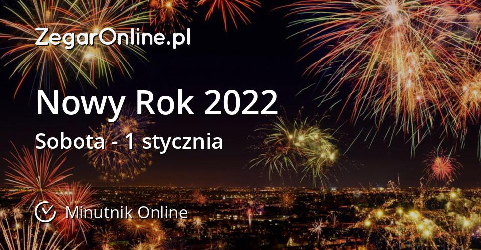 Nowy Rok 2022 Minutnik Online