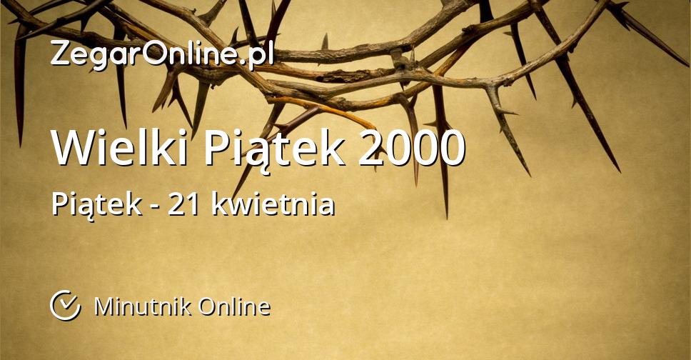 Wielki Piątek 2000