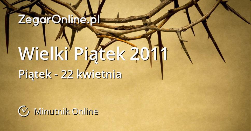 Wielki Piątek 2011